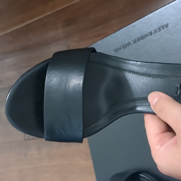 Alexander Wang Classic Chunky Heel Sandals 36.5 - Picture 7 of 14